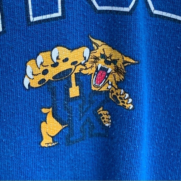 Vintage Kentucky Wildcats Hooded Sweatshirt 80s 90s Logo - Picture 5 of 6